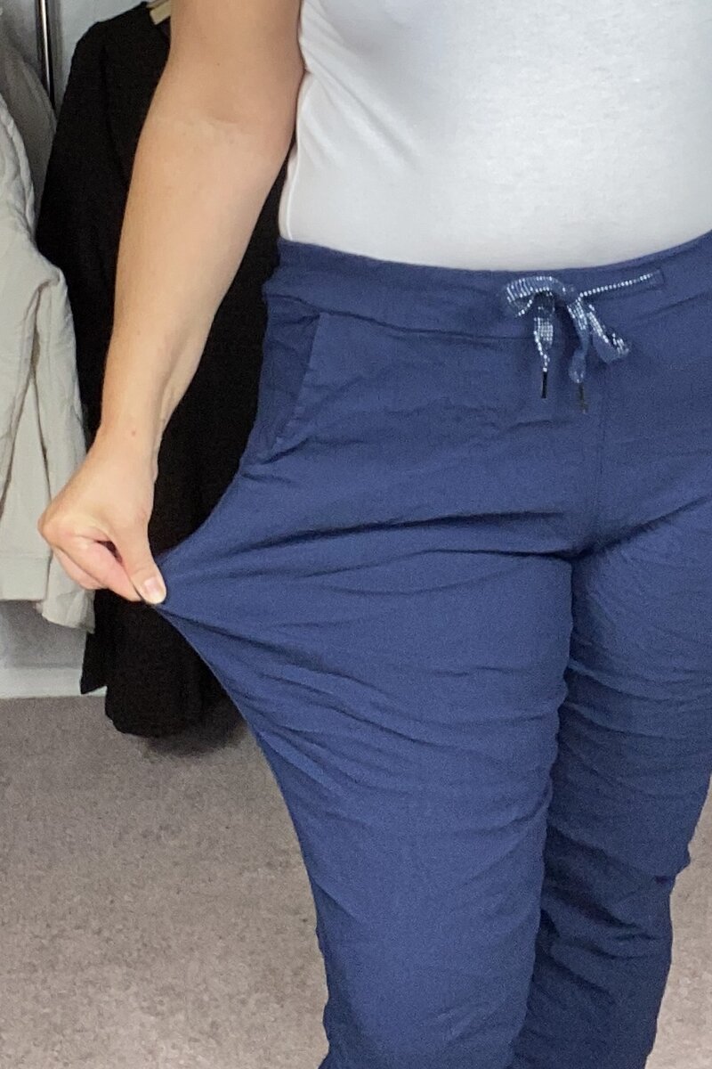 Fernanda 44 Ankle Pants Women Navy Zabaione