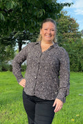 Hazel 44 Shirt Women Black Zabaione