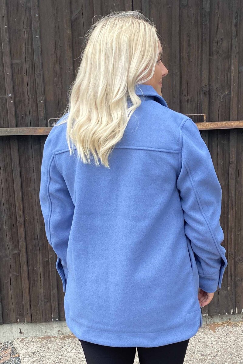 Isy Overshirt Women Blue Zabaione