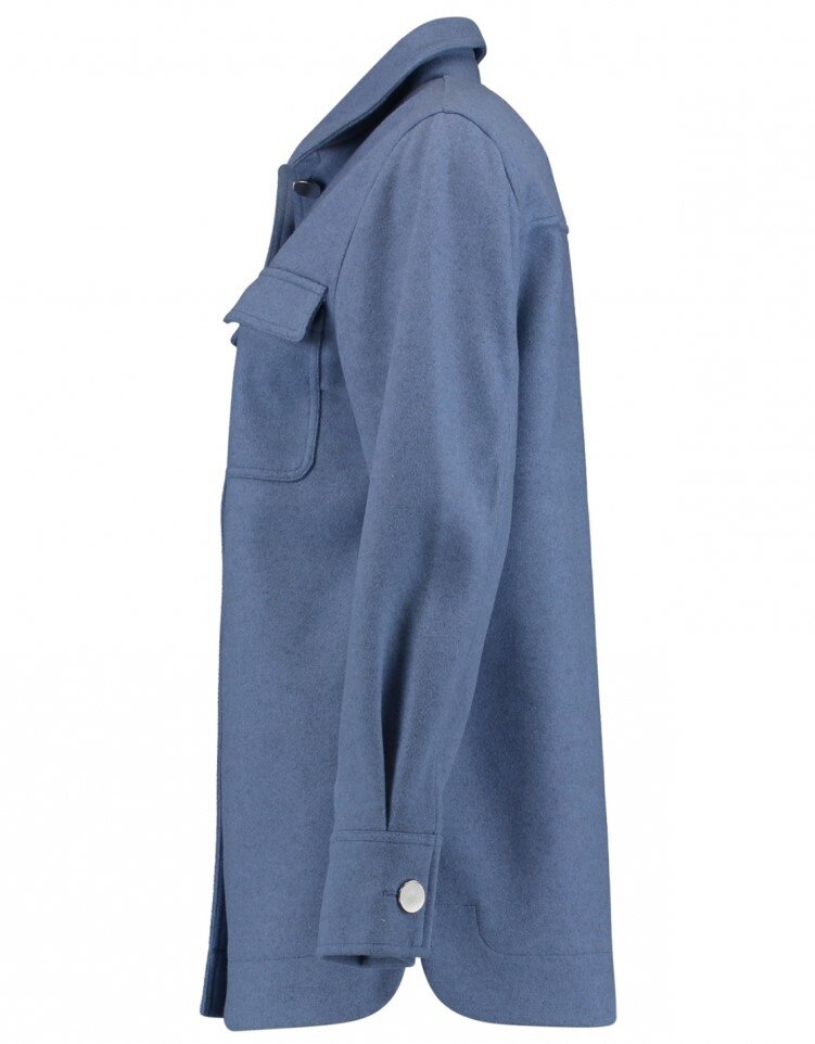 Isy Overshirt Women Blue Zabaione