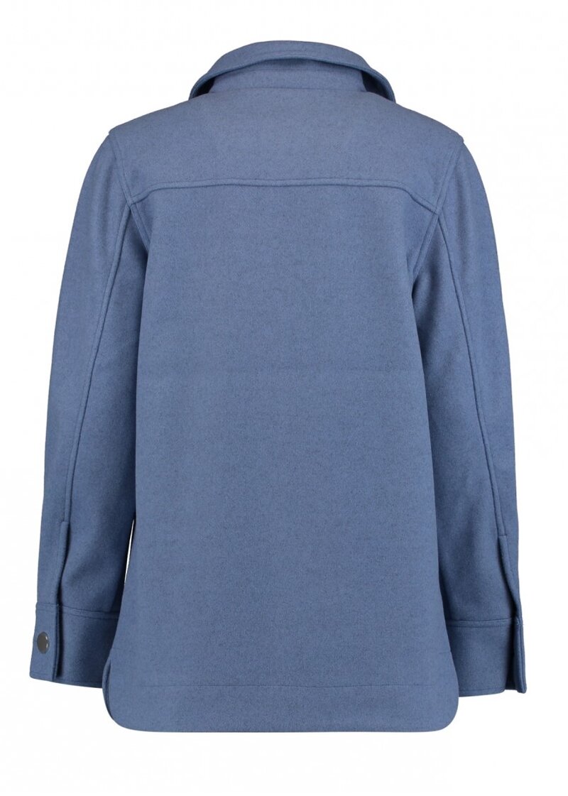 Isy Overshirt Women Blue Zabaione
