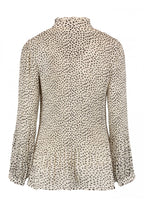 Jaqueline Knytblus Dam Offwhite Zabaione