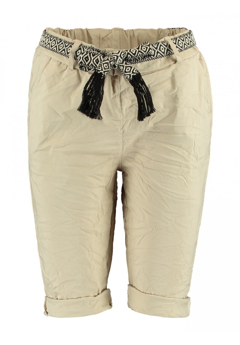 Kaira Stretch Shorts Dam Beige Zabaione