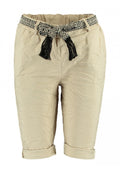 Kaira Stretch Shorts Dam Beige Zabaione