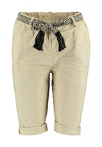 Kaira Stretch Shorts Dam Beige Zabaione