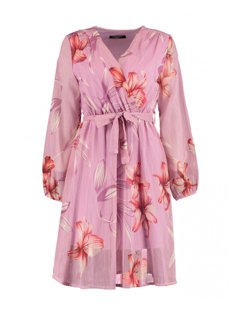 Kara 44 Klänning Dam Dark Rose Zabaione