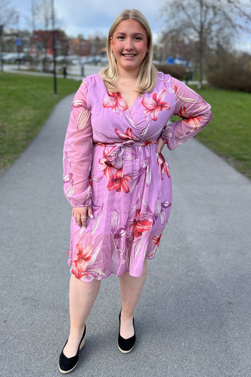 Kara 44 Klänning Dam Dark Rose Zabaione