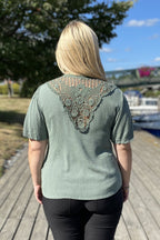 Lara Blus Dam Khaki Zabaione