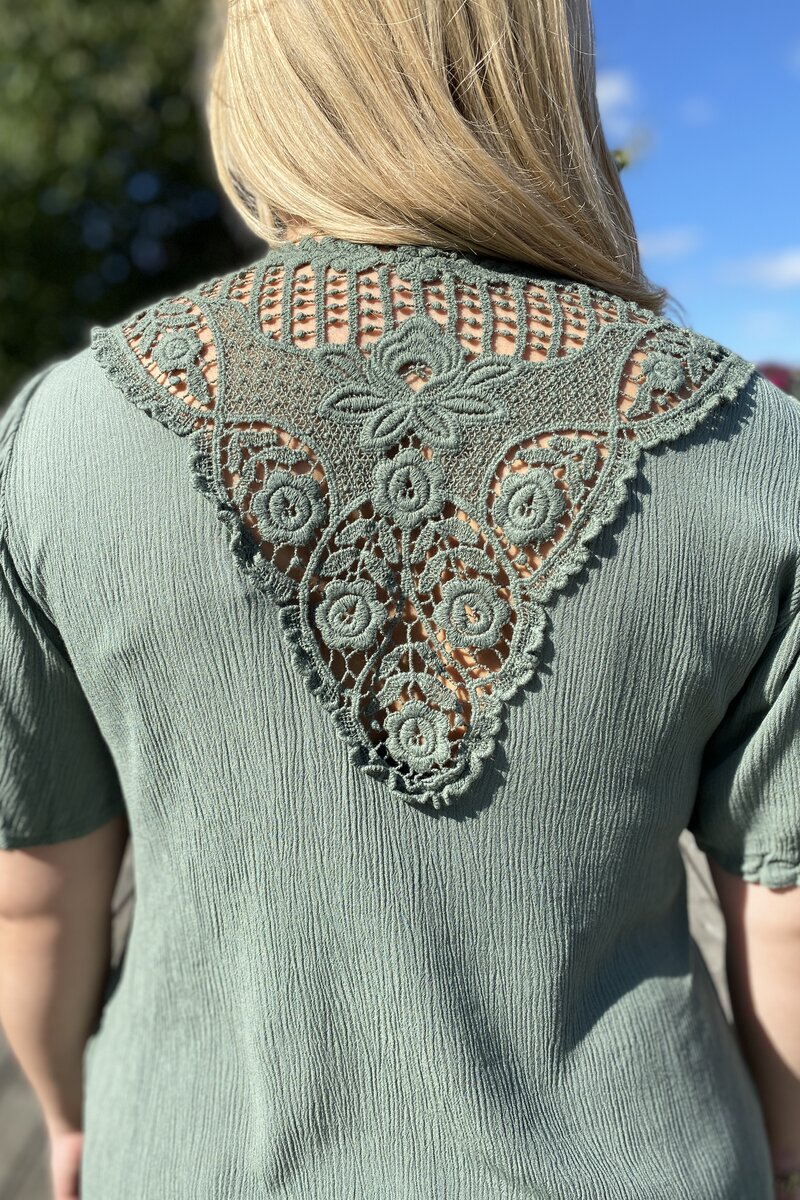 Lara Blus Dam Khaki Zabaione