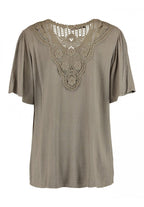 Lara Blus Dam Khaki Zabaione