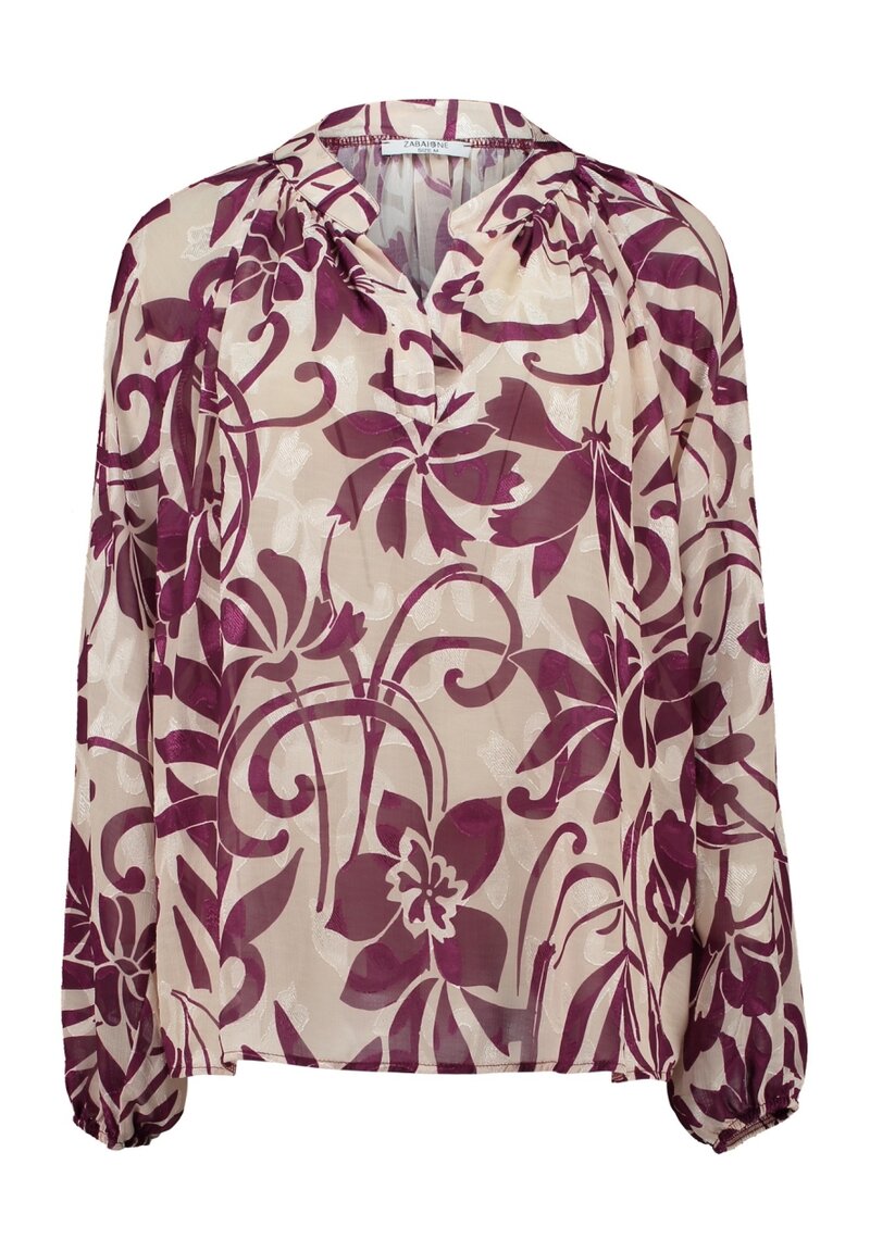 Linaa Blus Dam Berry Zabaione