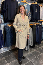 Mia Trenchcoat Kappa Dam Beige | Smilebutiken - Zabaione