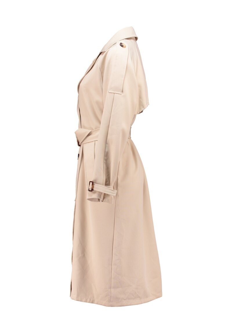 Mia Trenchcoat Kappa Dam Beige | Smilebutiken - Zabaione