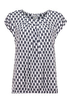 Minou Topp Dam White Navy Zabaione