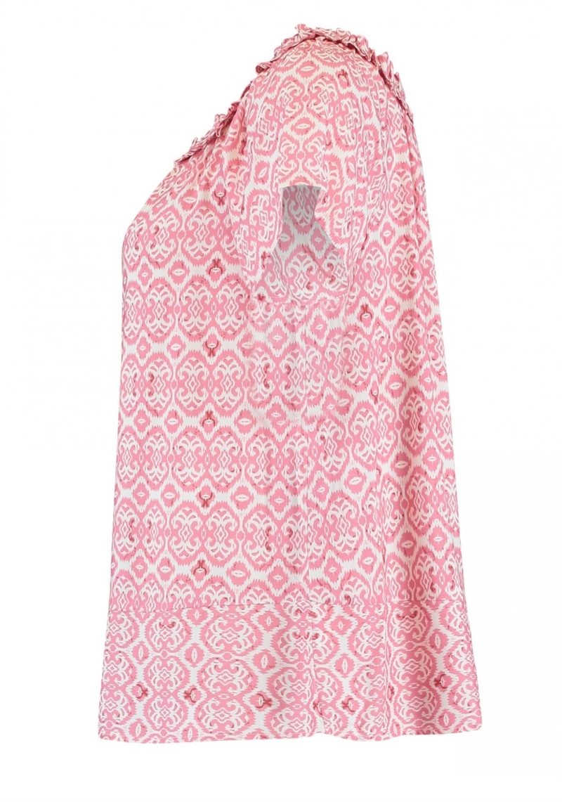 Noa Women's Blouse Rose Patterned - Zabaione