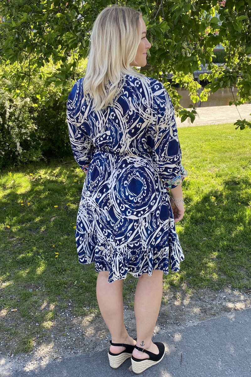 Noa Dress Women Navy - Zabaione
