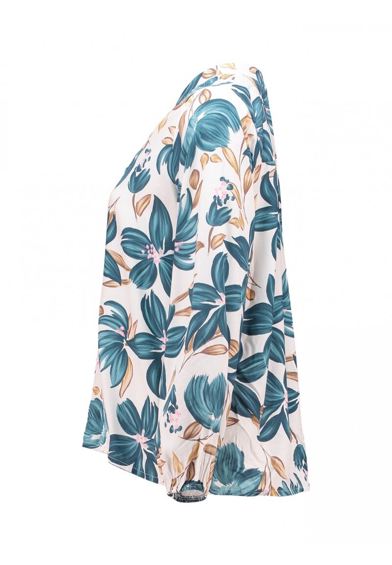 Pia Blus Dam Teal Zabaione