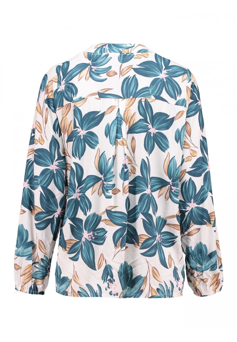 Pia Blus Dam Teal Zabaione