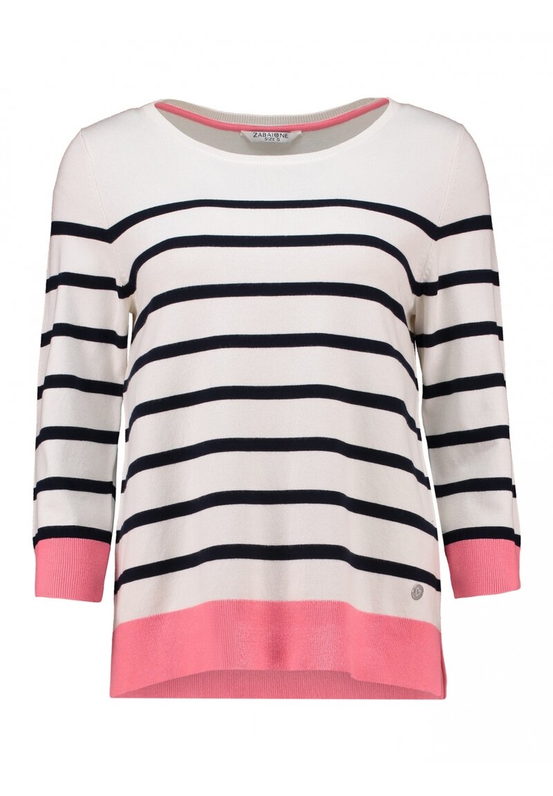 Savanna Pullover Dam Navy Stripe Zabaione