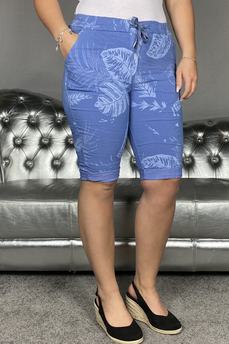 Vivi Stretch Shorts Women Blue - Zabaione
