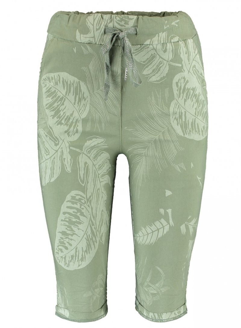 Vivi Stretch Shorts Dam Khaki - Zabaione