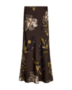 Zila Lång Kjol Dam Brun Mole w Desert Taupe | Smilebutiken - Freequent